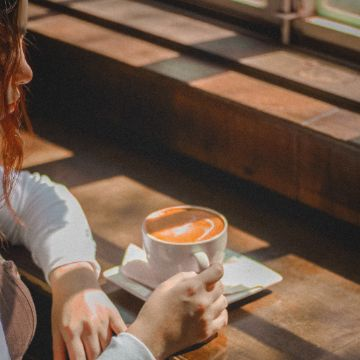 Drinking Coffee